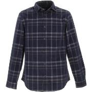 Chemise EAX Shirt navy macro ch