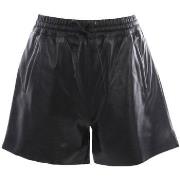 Pantalon Oakwood Short en cuir ref 51954 noir