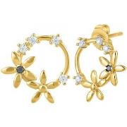 Boucles oreilles Sc Bohème BD2296-DORE-DIAMANT