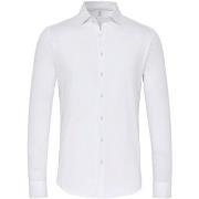 Chemise Desoto Chemise Piqué Sans Repassage Blanche