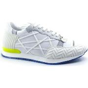 Chaussures L4k3 Mr. Big Old School Sneaker Running White Fluo F09-OLD