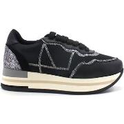 Chaussures L4k3 LAKE Mr. Big L4 Sneaker Glitter Black E08-L4-G