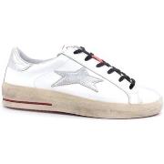 Chaussures Okinawa Low Plus Limited Sneaker Laminata Bianco Argento 21...
