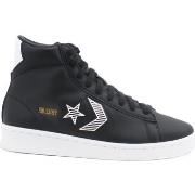 Bottes Converse Pro Leather HI Sneakers Black White 168617C