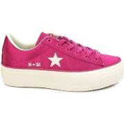 Chaussures Converse One Star Platform Ox Very Berry
