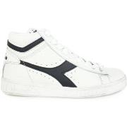 Chaussures Diadora Game L High Waxed White Black 501.159657C0351