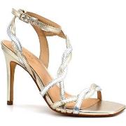 Chaussures Guess Sandalo Tacco a Spillo Donna Gold Silver FL5SYVLEA03