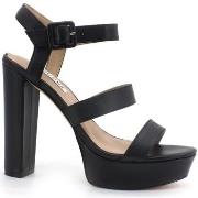 Chaussures Guess Sandalo Tacco Plateau Donna Black FL6RY1LEA03