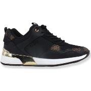 Chaussures Guess Sneaker Donna Running Loghi Black Brown FL6MZ2FAL12