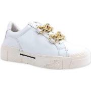 Chaussures Love Moschino Sneaker Catene Gold Donna Bianco JA15795G0FIA...
