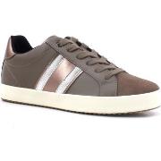 Chaussures Geox Blomiee Sneaker Donna Dark Taupe Bronzo D366HF0BCBNC66...