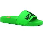 Chaussures Love Moschino Ciabatta Donna Verde Fluo Nero JA28052G0GI138...