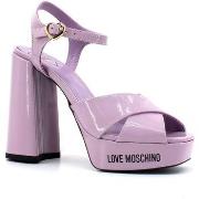 Chaussures Love Moschino Sandalo Tacco Grosso Lilla JA1605CG1GIH0651