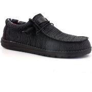 Chaussures HEYDUDE Wally Sox Sneaker Vela Uomo Jet Black 40019-0XD