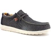Chaussures HEYDUDE Wally Knit Sneaker Vela Uomo Charcoal 40007-025