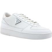 Chaussures Guess Sneaker Basket Ox Uomo White FM7SILLEA12
