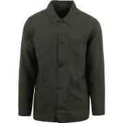 Sweat-shirt Knowledge Cotton Apparel Surchemise Lin Vert Foncé