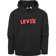 Sweat-shirt Levis Hoodie Relaxed Noire