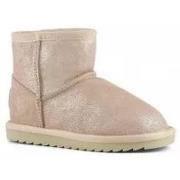 Boots enfant Colors of California BOTTES DE NEIGE EN DAIM PAILLETE ROS...