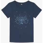 T-shirt Le Temps des Cerises T-shirt fabulo bleu nuit imprimé