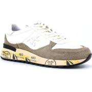 Chaussures Premiata Sneaker Uomo White Taupe LANDECK-6406