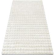 Tapis Rugsx Tapis BUBBLE blancs 11 IMITATION DE FOURRURE 160x220 cm