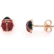 Boucles oreilles Brillaxis Boucles d'oreilles coccinelle