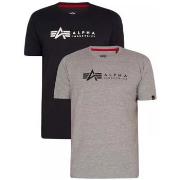 T-shirt Alpha Pack de 2 ALPHA LABEL