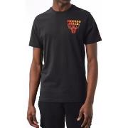 T-shirt New-Era Chicago Bulls NBA Neon Fade