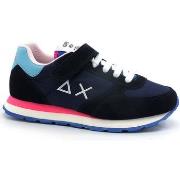 Chaussures Sun68 Gilr's Ally Solid Sneaker Bambina Navy Blue Z32401
