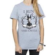 T-shirt Maleficent I Run This Castle