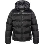 Blouson Schott Doudoune a capuche homme Ref 61662 Noire