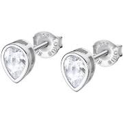 Boucles oreilles Lotus Boucles d'oreilles puce Silver goutte argent