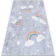 Tapis Rugsx Tapis lavable JUNIOR 52063.801 Arc-en-ciel, nuages 140x190...