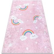 Tapis Rugsx Tapis lavable JUNIOR 51300.802 Arc-en-ciel, nuages 140x190...