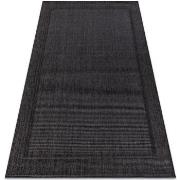 Tapis Rugsx Tapis TIMO 5979 SIZAL extérieur cadre noir 80x150 cm