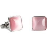 Boutons de manchettes Simon Carter Boutons de manchette Spangle Rose