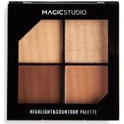 Blush &amp; poudres Magic Studio Highlight Countour Palette