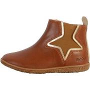 Bottines enfant Kickers Bottine Cuir Junior Vermillon