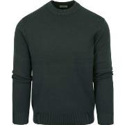 Sweat-shirt Dstrezzed Pull Fell Vert Foncé