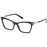 Lunettes de soleil Swarovski SK5471 Cadres Optiques, Noir, 53 mm