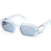 Lunettes de soleil Swarovski SK0387 Occhiali da sole, Bleu clair/Bleu,...