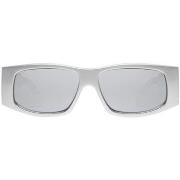 Lunettes de soleil Balenciaga BB0100S Lunettes de soleil, Argent/Argen...