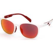 Lunettes de soleil adidas SP0036 Lunettes de soleil, Blanc/Roviex, 56 ...