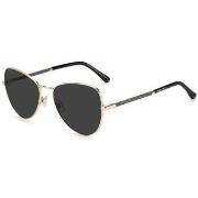 Lunettes de soleil Jimmy Choo CAROL/S Lunettes de soleil, Or noir/Gris...