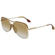 Lunettes de soleil Victoria Beckham VB205S Lunettes de soleil, Or/Jaun...