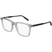 Lunettes de soleil Montblanc MB0011O Cadres Optiques, Gris, 52 mm