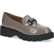 Mocassins Caprice taupe naplak casual closed loafers
