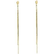 Boucles oreilles Orusbijoux Boucles D Oreilles Argent Dorée Mailles Se...