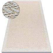 Tapis Rugsx Tapis ORIGI 3726 crème - Zigzag ficelle 155x220 cm